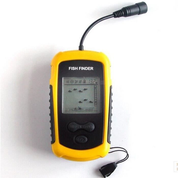 Détecteur De Poissons Portable LUCKY - Sondeur étanche - Capteur 200KHz - Pour Pêche Kayak/glace