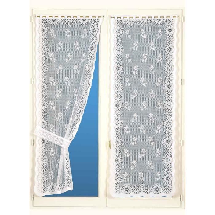 Rideaux bonne femme blanc - Achat / Vente pas cher Rideaux bonne femme blanc - Achat / Vente pas cher