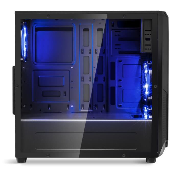 PC Gamer Leds Bleu 4 x 3.1 Ghz - 1000 go - DDR41
