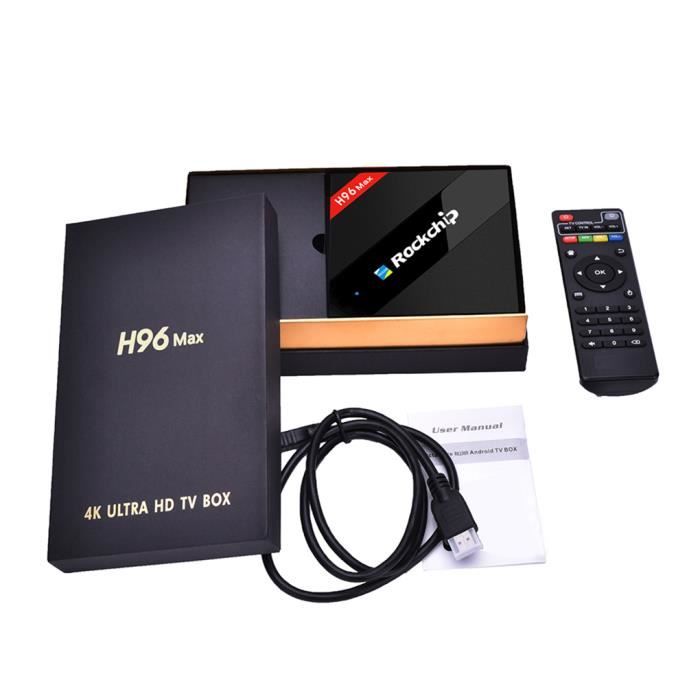 Mini Android 7.1 H96Max TV Box Intelligent Décodeur2