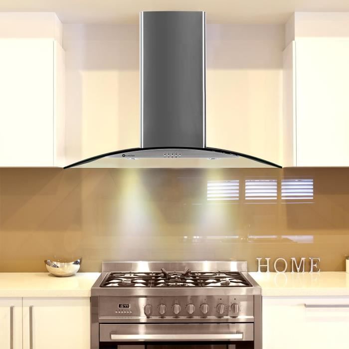 Klarstein GL90WSB - Hotte aspirante murale design3