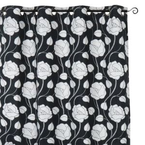 Double rideaux noir et blanc - Achat / Vente pas cher Double rideaux noir et blanc - Achat / Vente pas cher