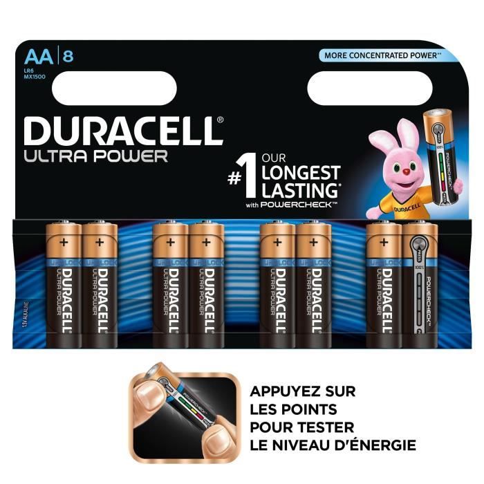 DURACELL Piles Lr6 X8 Ultra Power Hal
