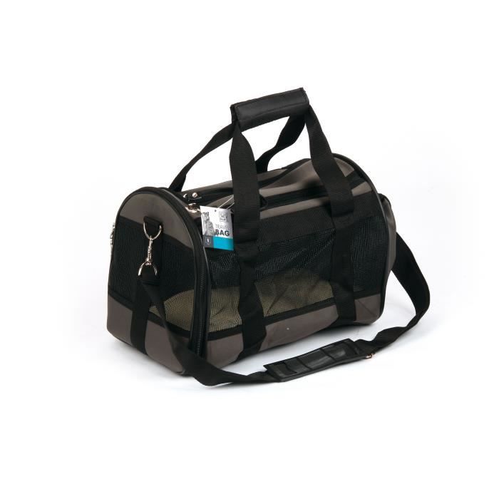 MPETS Sac de transport - Pour chien - S - Gris