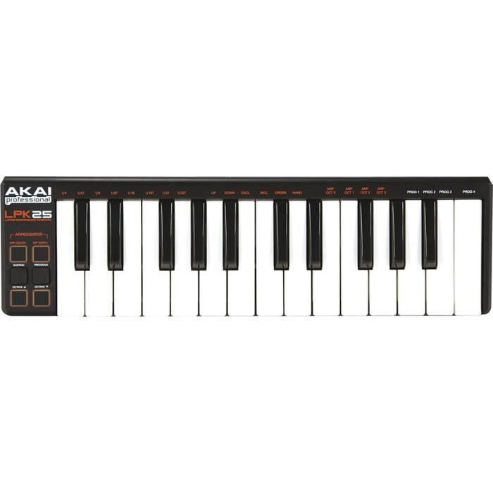 AKAI LPK25   Clavier midi   Clavier portable 25 touches.Le clavier