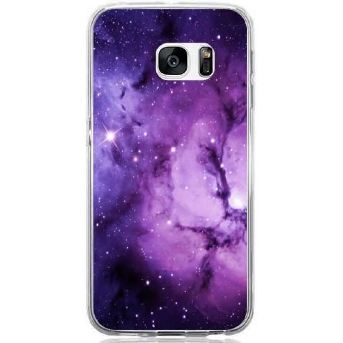 coque violette samsung galaxy s7 edge