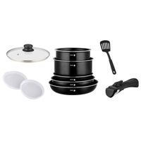 BATTERIE DE CUISINE FAGOR FG8245 Batterie de cuisine 10 pièces - Noir BATTERIE DE CUISINE FAGOR FG8245 Batterie de cuisine 10 pièces - Noir
