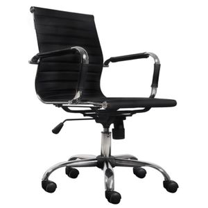 Moderne De Noir Chaise Bureau Simili Cuir Vente Achat WEDH29YI