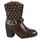 Bottine femme FA7 marron à talon
