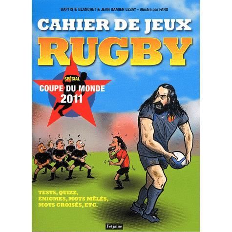 Cahier de jeux rugby ; spécial coupe du monde 2011   Achat / Vente