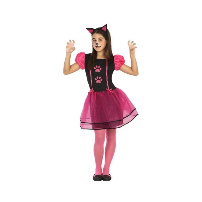ATOSA Déguisement Femme Chat - Panoplie Enfant