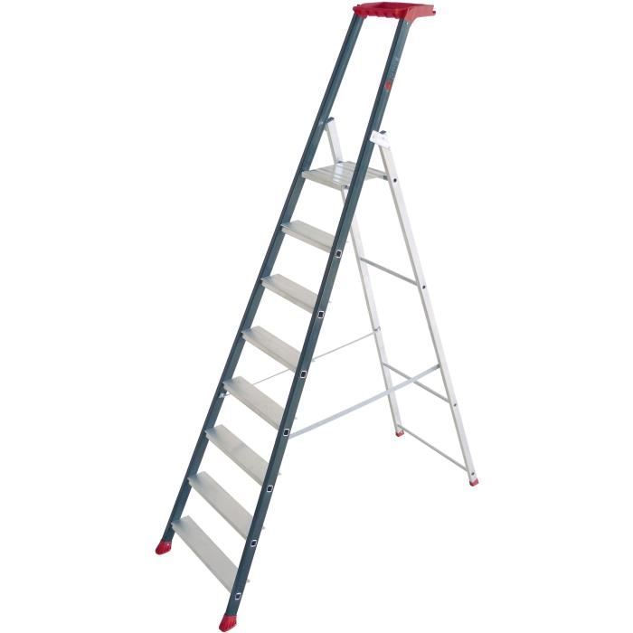 ESCALUX Escabeau Professionnel 8 marches Prolux Plus