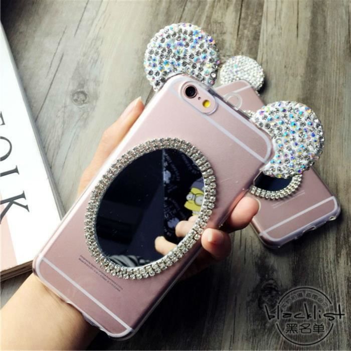 coque iphone 6 mickey paillette