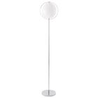 Diolumia Lampadaire design m/étal blanc double /éclairage H139cm T/ête orientable Lampe /à poser sur pied pour salon cuisine salle /à manger bureau