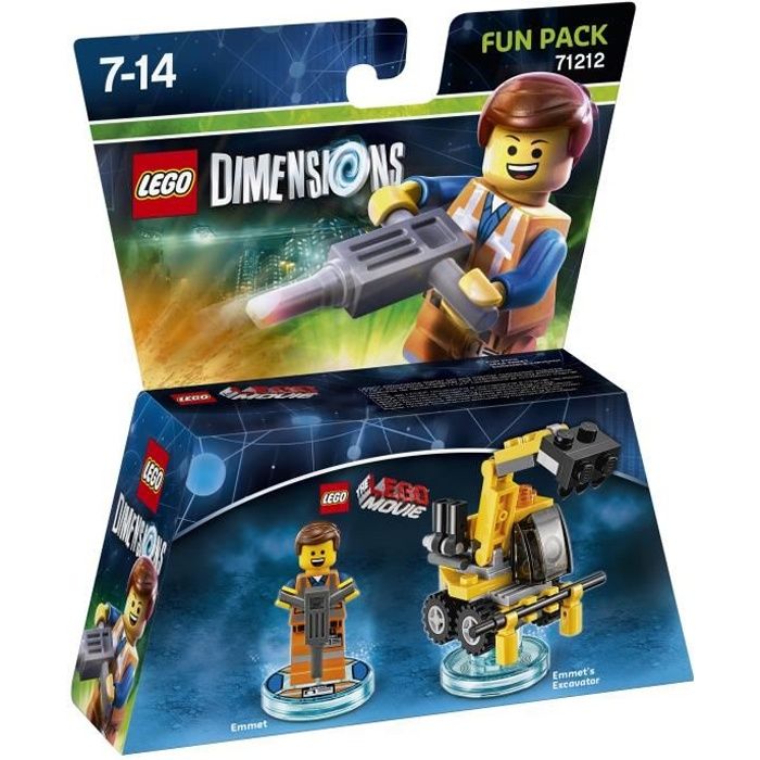 Figurine LEGO Dimensions Emmet La Grande Aventure LEGO