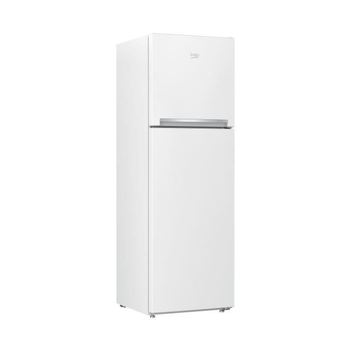 BEKO - RDNT270I20W - Réfrigérateur double porte - 241L (179l + 62L) - Froid Ventilé - A+ - L54cm xH165cm - Blanc