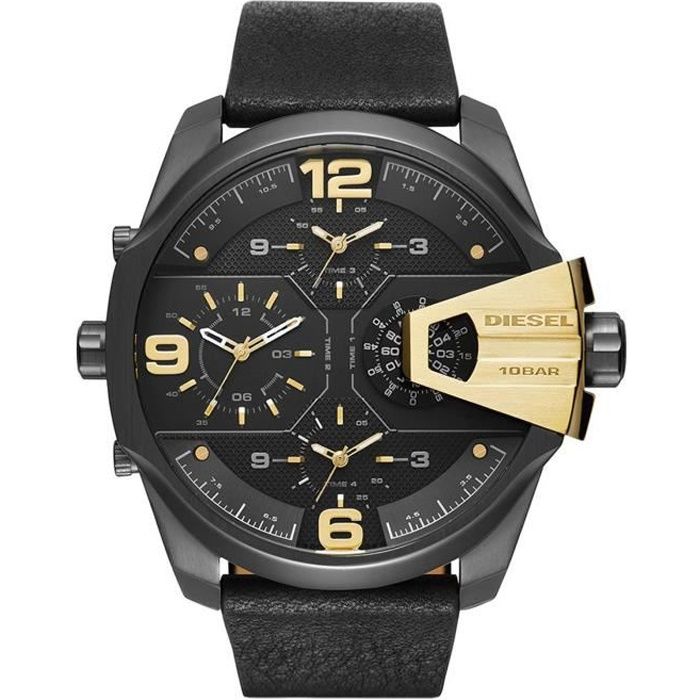 DIESEL Montre Noire Homme