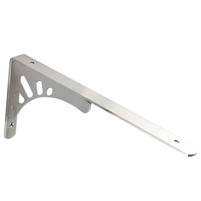 lot de 2 Équerres de support pour Étagère en acier inoxydable