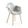 Chaise patchwork bleu