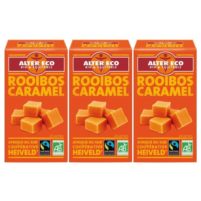 ALTER ECO Rooibos Caramel Bio 40g X3