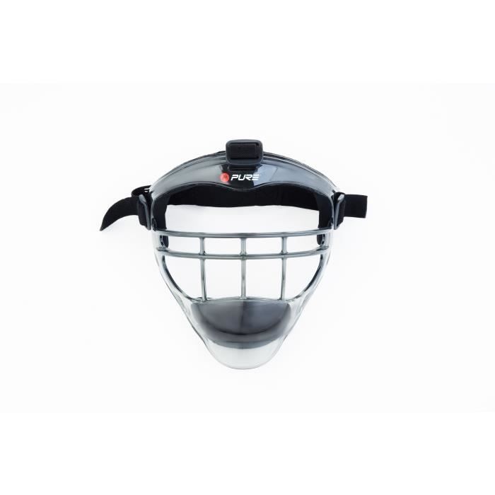PURE2IMPROVE Masque Hockey Enfant - Multisport - Gris/Noir