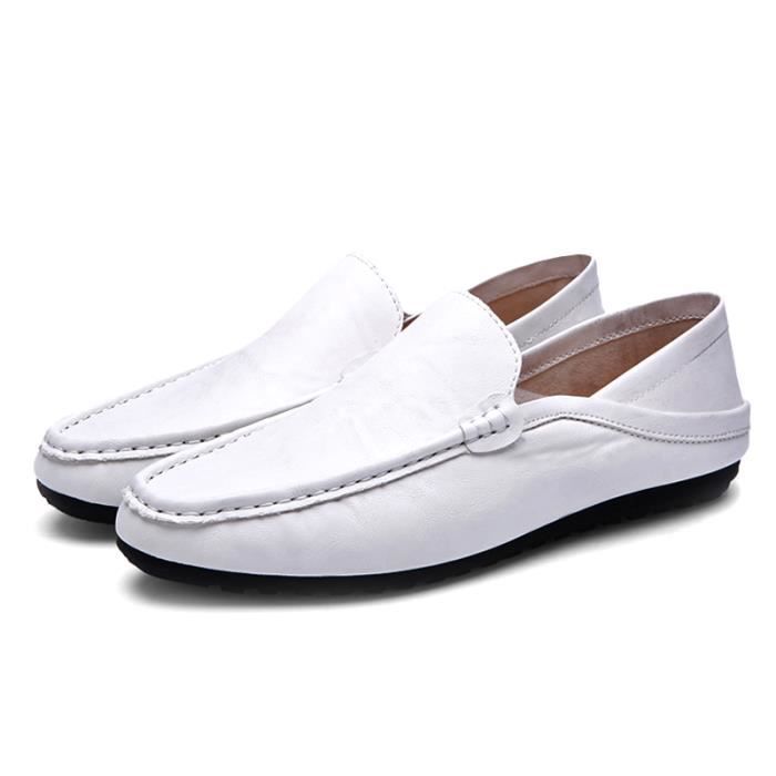 Mocassins Souple Mode Homme En Chaussures Bateau Respirant Marque Luxe Chaudes Cuir De Plat Designer Ventes qwvZE4XE