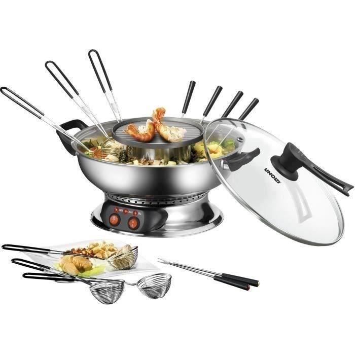 UNOLD 48746 Appareil à fondue chinoise Inox Achat / Vente fondue
