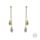 Boucle d oreille or blanc