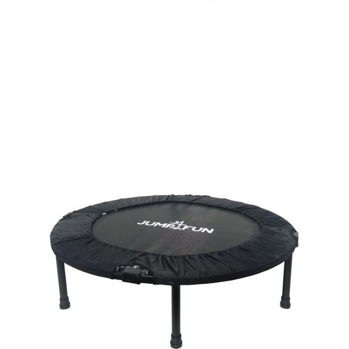 FAST JUMP Mini trampoline pliable Door-Bar - 122cm - Noir
