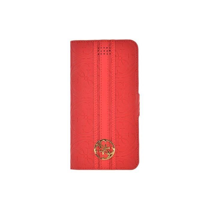 GUESS Etui folio Universel Taille L - Rouge