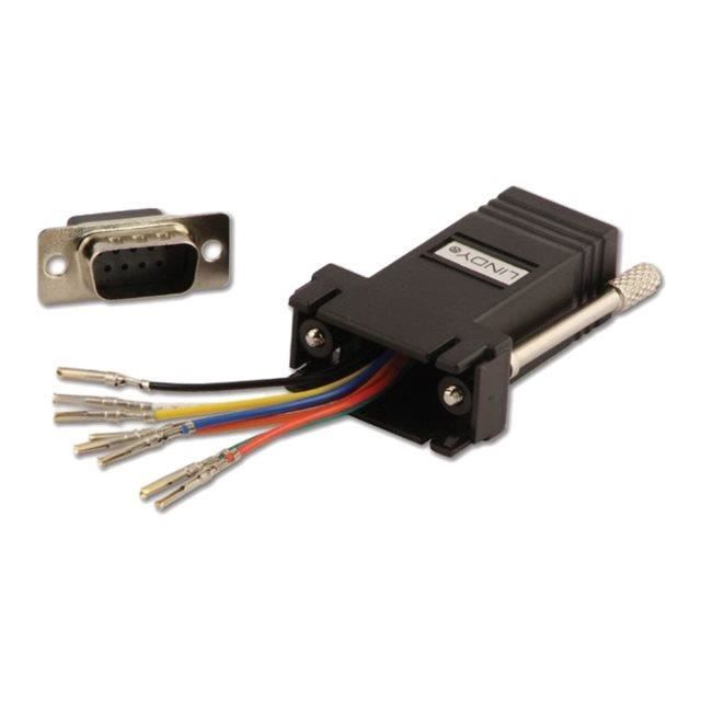 LINDY Adaptateur Sub-D 9 M / RJ45 F