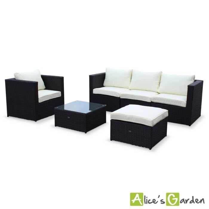 Salon de jardin table en résine tressée 5 place... - Achat / Vente ... Salon de jardin table en résine tressée 5 place... - Achat / Vente ...