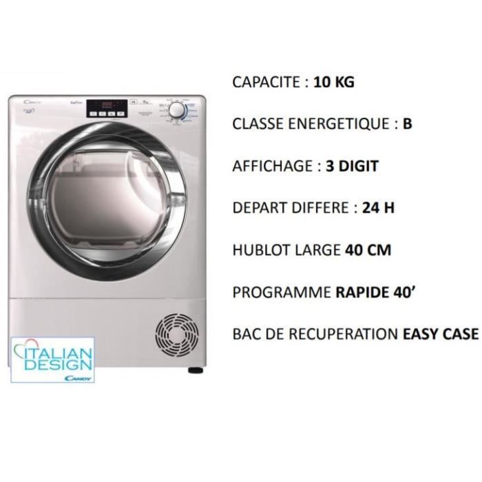 Sèche-linge à condensation frontal 1