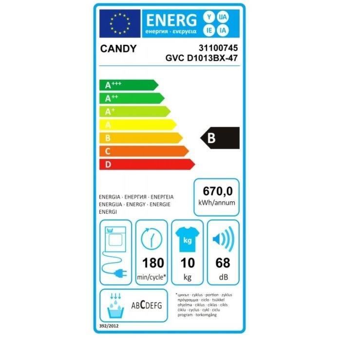 Sèche-linge à condensation frontal 3