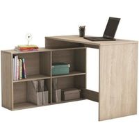 BUREAU NAGANO Bureau d'angle contemporain décor chêne Sha BUREAU NAGANO Bureau d'angle contemporain décor chêne Sha