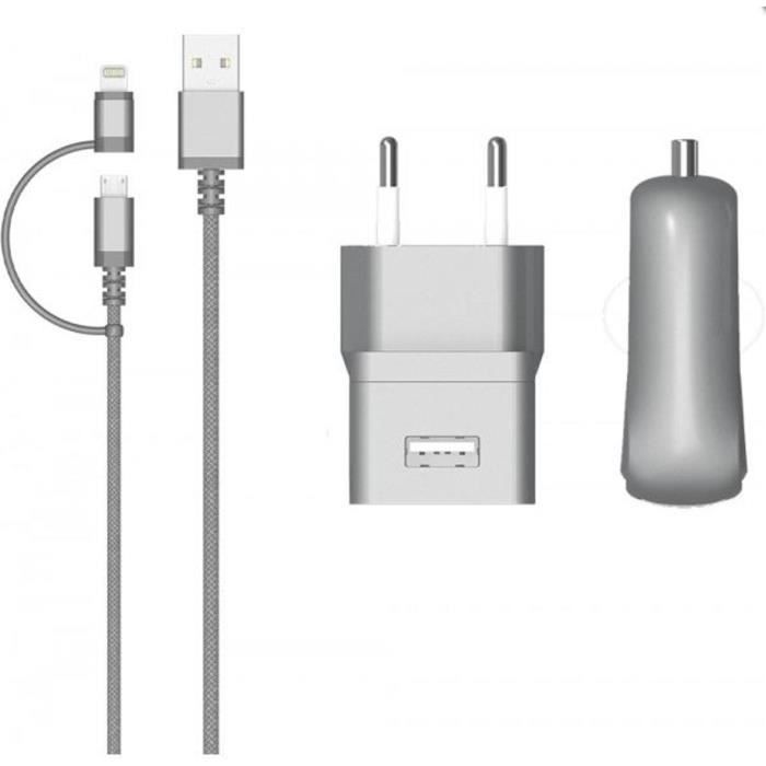 COLORBLOCK Pack Charge - Platinium Silver