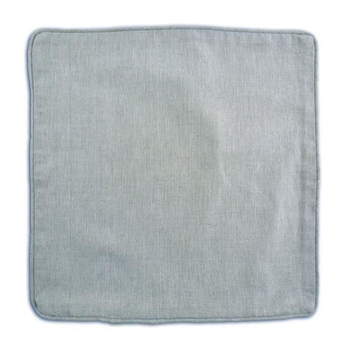 MLLE TOGA Housse de coussin à customiser - grise