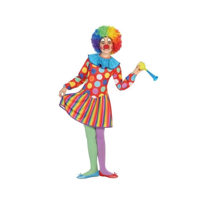 ATOSA Déguisement Femme Clown - Panoplie Enfant
