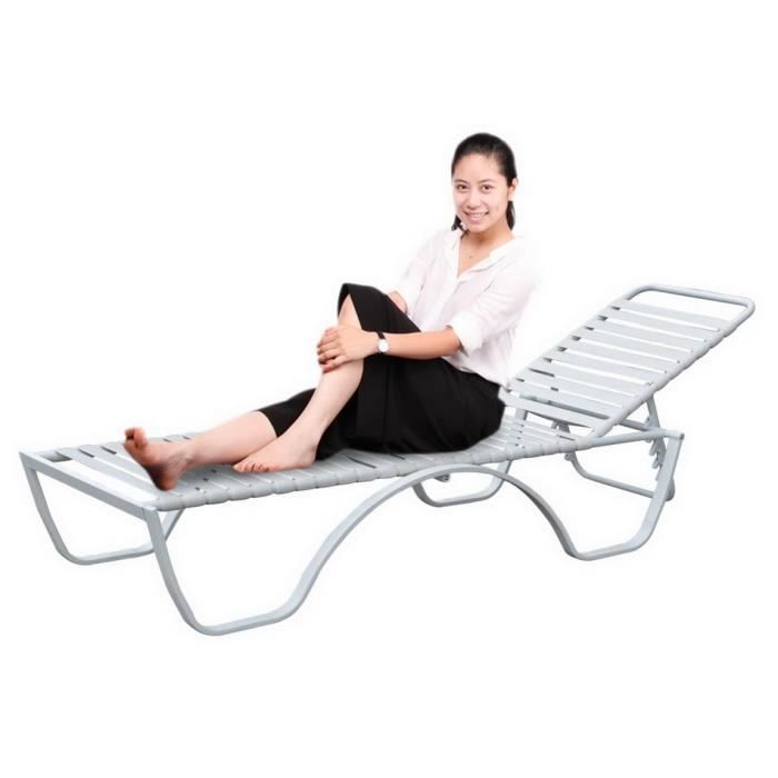 Bande Et Longues Acier Patio Empilable Homdox De Plaque Chaise Lounge Jardin 2bWDHYeE9I