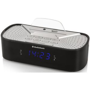 AUDIOSONIC CL-1463 Radio Réveil Bluetooth - Port de chargement USB