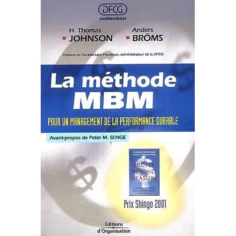 La methode mbm pour le management de la perform  Achat / Vente