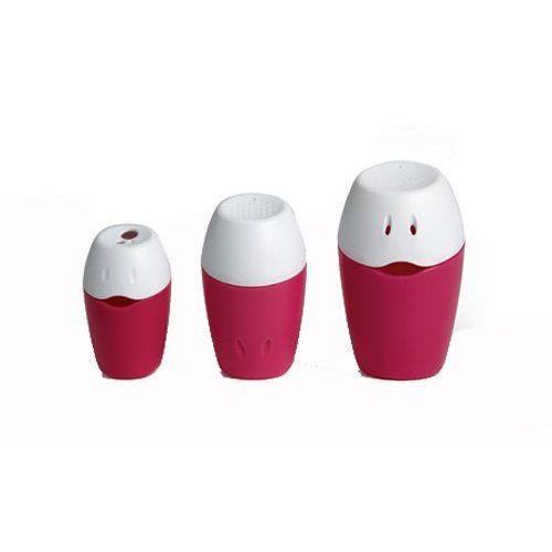 HOPPOP Lot de 3 jouets de bain Triplo - Fuchsia