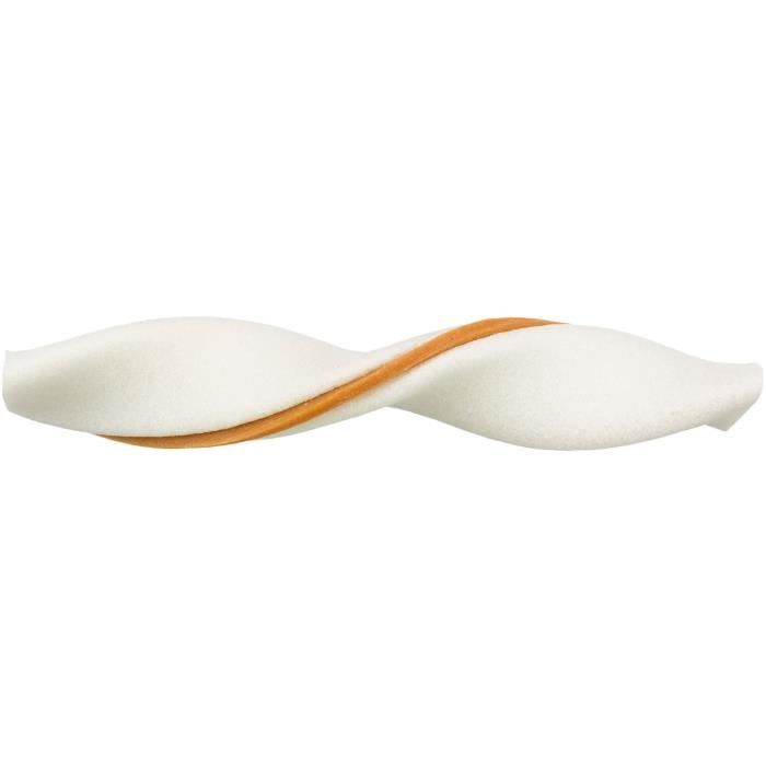 TRIXIE Lot de 3 Rouleaux à mâcher Twisted Denta Fun au poulet - 12,5 cm - 70 g - Pour chien