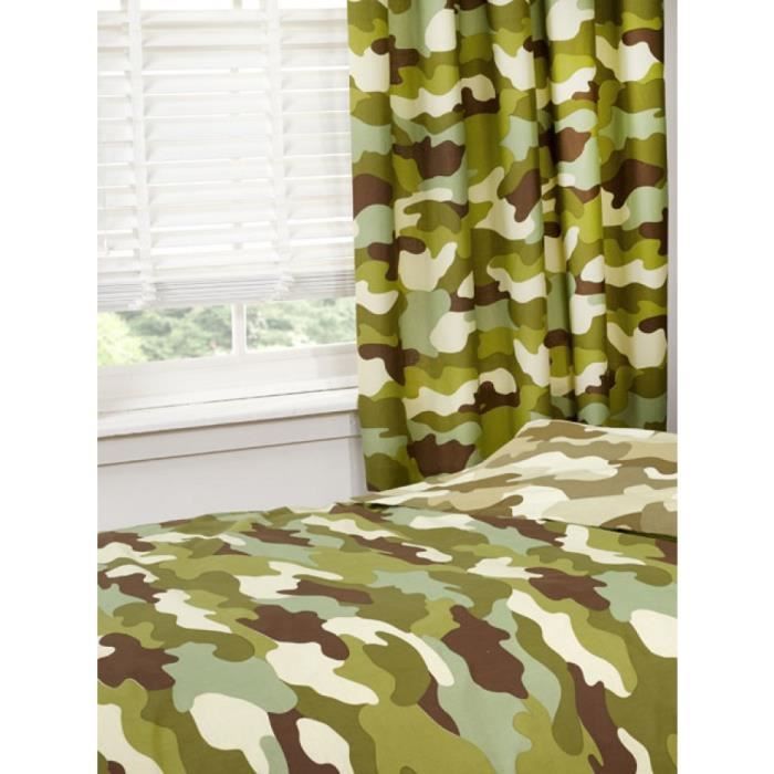 Rideaux de camouflage entièrement doublé 66 x 54 avec embrasses ... Rideaux de camouflage entièrement doublé 66 x 54 avec embrasses ...