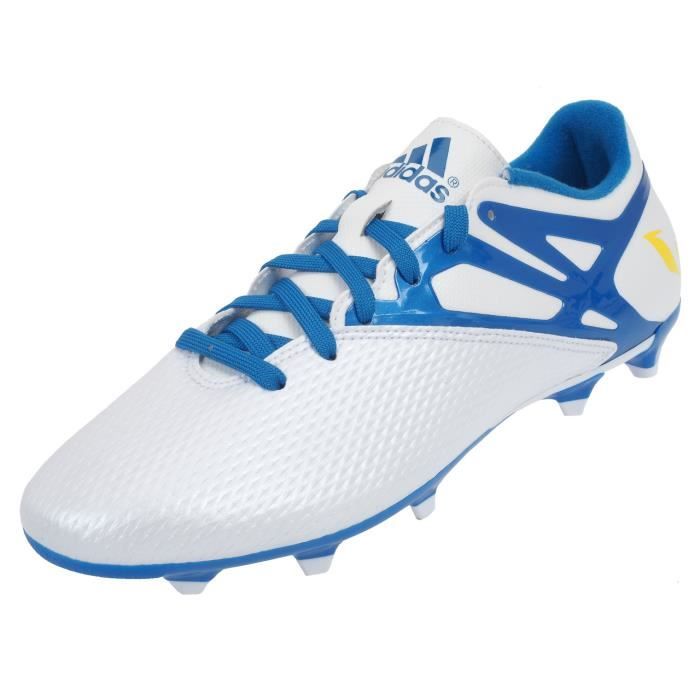 15 Pas Cher Messi Prix 3 Lamelles Chaussures Fg Blcbleu Football q18ppzxT