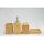 Set 4 accessoires salle de bain en Bambou