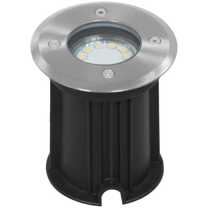 SMARTWARES Spot extérieur Led encastrable rond 5000.461 Ranex