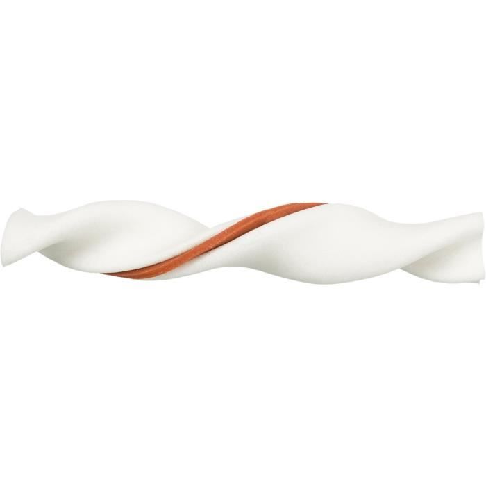 TRIXIE Lot de 3 Rouleaux à mâcher Twisted Denta Fun au canard - 12,5 cm - 70 g - Pour chien