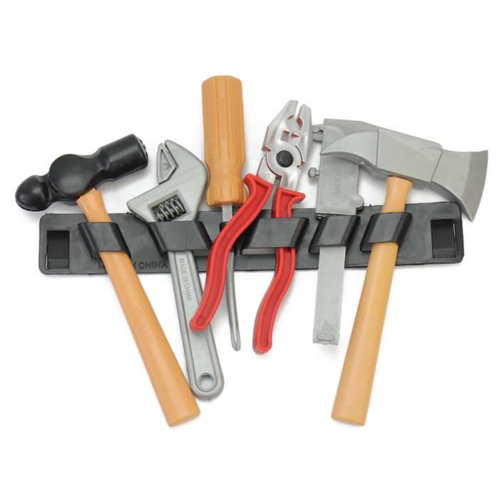 Outil Bricolage Jouet Plastique Enfant Hache Règle Pinces