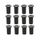 Lot de 12 lampes encastrables, forme ronde